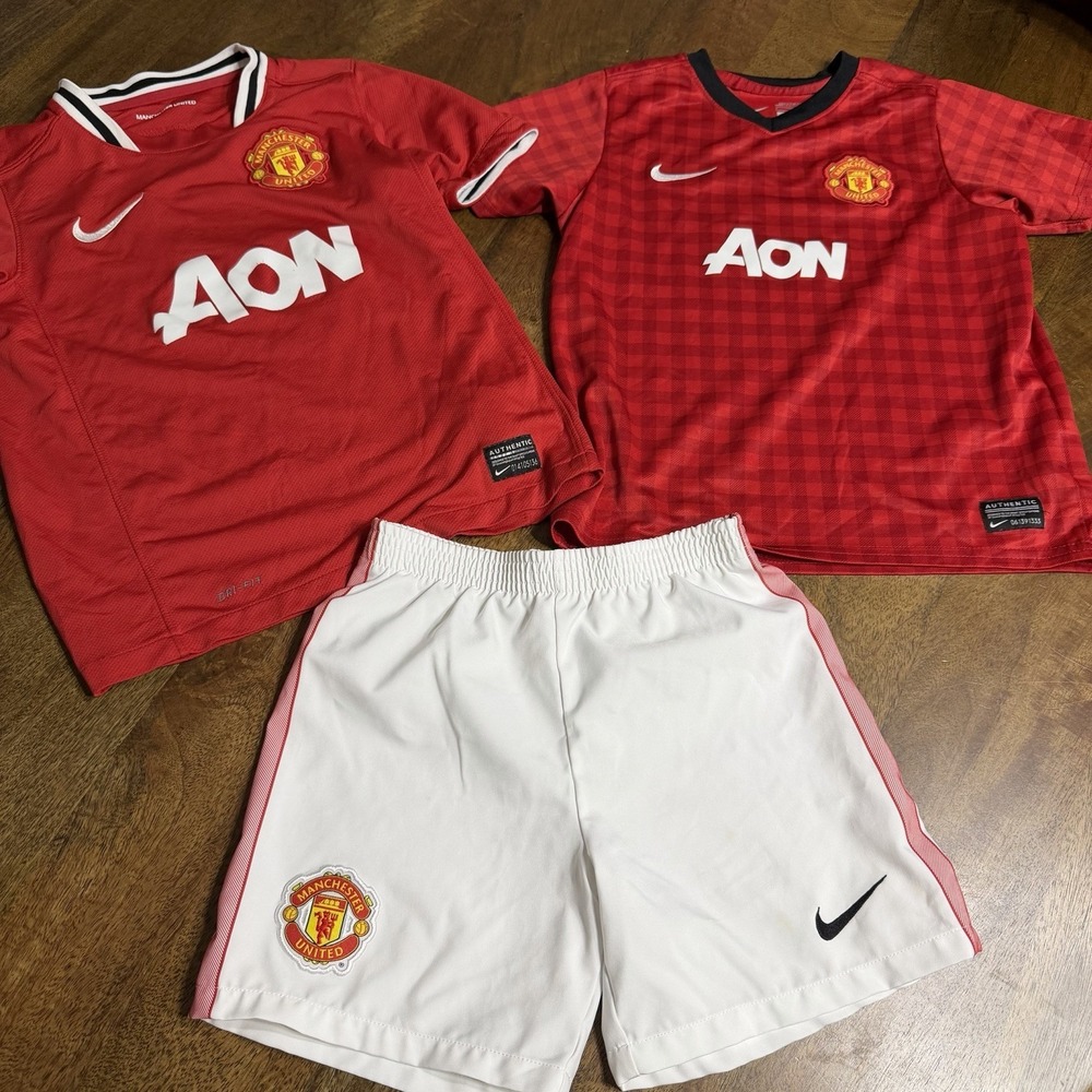 Nike Manchester United Rooney Kit Set Jersey Shorts Youth